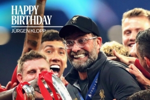 利物浦祝克洛普59岁生日快乐，执教利物浦9年斩获8冠