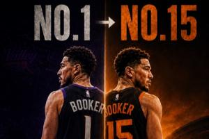 70分先生+5届全明星+2届最佳阵！15号布克能达到1号布克的成就吗
