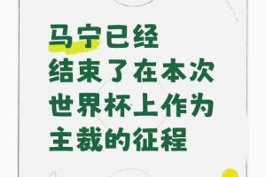 “曝马宁不再任世界杯主裁”登顶热搜！博主：因未携带完整裁判组