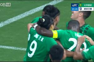 打破僵局！拉莫斯第66分钟角球头槌破门，国安1-0领先三镇