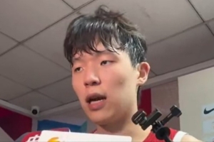 杨瀚森：我们需要打得更有侵略性 下一场要拼中国台北男篮